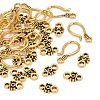 Tibetan Style Hook and Eye Clasps GLF1278Y-3