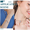 1 Set Alloy Micro Pave Cubic Zirconia Rhinestone Pendants ALRI-SC0001-53-4