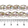 Transparent Glass Beads Strands EGLA-D030-03B-4