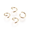 304 Stainless Steel Saw Cut Open Jump Rings STAS-P212-19G-08-1