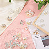 48Pcs 12 Styles Alloy Glass Rhinestone Cabochons FIND-CA0011-02-5