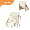 Wood Place Card Display Stands AJEW-WH0348-315-2