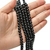 Eco-Friendly Dyed Glass Pearl Round Beads Strands HY-A002-6mm-RB080-4