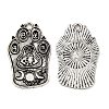 Tibetan Style Alloy Pendants FIND-C037-01D-AS-1