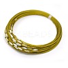201 Stainless Steel Wire Necklace Cord X-TWIR-SW001-6-1