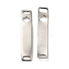 Tarnish Resistant 201 Stainless Steel Connector Charms STAS-D244-31P-D-2