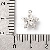 Brass Micro Pave Cubic Zirconia Charms LS-KK-D371-04F-P-3
