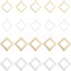 40Pcs 4 Style  Rack Plating Eco-friendly Brass Pendants KK-FH0004-06-1
