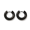 202 Stainless Steel Polishing Hoop Earrings EJEW-M106-02EB-03-4