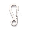 Non-Tarnish 304 Stainless Steel Push Gate Snap Key Clasps LS-STAS-B022-05P-1