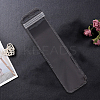100Pcs Rectangle Long Plastic Zip Top Gift Bags ABAG-SP0001-40-4