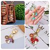 48Pcs 12 Style Autumn Theme Alloy Enamel Charms ENAM-SZ0003-12-5