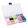 150G 15 Colors Handmade Polymer Clay Beads CLAY-JP0001-11-6mm-7