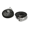 Natural Lava Rock Pendants KK-F751-M-A11-2