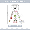 1Pc Alloy Resin Pendant Decorations HJEW-LP0002-86B-2