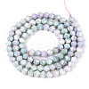 Anti-Tarnish Electroplate Bicone Glass Beads Strands EGLA-T021-4mm-16-07-2