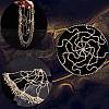 Alloy Rhinestone Mesh Headbands OHAR-WH20007-05G-02-5