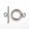 Tarnish Resistant 304 Stainless Steel Toggle Clasps LS-X-STAS-P248-03P-1