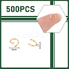 500Pcs 304 Stainless Steel Open Jump Rings STAS-UN0058-33-5