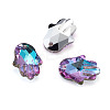 K9 Glass Rhinestone Pendants X-GLAA-TA001-008-4