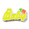 Opaque Resin Enamel Cabochons LS-RESI-I050-01H-1