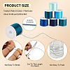 6 Rolls 6 Colors 6-Ply Polyester Metallic Thread OCOR-TA0003-11E-4