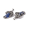 Natural Lapis Lazuli Pendants G-H281-06G-3