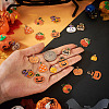 20Pcs 10 Styles Halloween Theme Alloy Enamel Pendants ENAM-TA0003-43-7