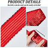 Sparkle Sequins Wide Elastic Dress Belts AJEW-WH20128-026P-02-5