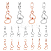 SUPERFINDINGS 32Pcs 2 Colors Alloy European Dangle Charms FIND-FH0007-62-1
