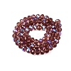 Electroplate Glass Beads Strands EGLA-A044-T8mm-L13-3