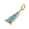 304 Stainless Steel Enamel Pendants STAS-A145-01E-G-2