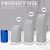 3Pcs 3 Sizes Vertical MDF Wood Covered with Velvet Necklace Display Stands NDIS-WH0023-001B-2