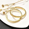 304 Stainless Steel Hoop Earrings for Women EJEW-C096-43G-03-4