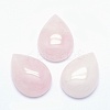 Natural Rose Quartz Cabochons G-E491-B-21-1