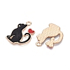 Alloy Enamel Pendants ENAM-T020-59A-2