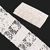 5Yards Polyester Flower Lace Ribbons with Paillettes OCOR-GF0005-24C-6