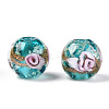 Luminous Handmade Gold Sand Lampwork Beads LAMP-T021-03S-2