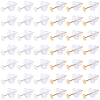 200Pcs 2 Colors 304 Stainless Steel Stud Earring Findings STAS-BBC0009-92A-7