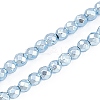 Baking Paint Electroplated Synthetic Non-magnetic Hematite Beads Strands G-H072-A01-01-2