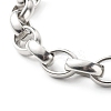 304 Stainless Steel Rolo Chain Bracelets for Women BJEW-JB06673-01-4