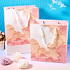 6Pcs Rectangle Paper FLower Gift Bags with Rope Handles ABAG-TA0001-29A-4
