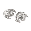 304 Stainless Steel Pendant Rhinestone Settings STAS-A124-04P-2