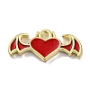 Alloy Enamel Pendants FIND-U024-03G-02-1