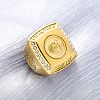 304 Stainless Steel and Rhinestone Finger Rings for Women RJEW-B121-03B-G-1