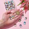 40Pcs 8 Colors Zinc Alloy Pendants FIND-CJ0001-73-4