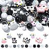 Cow Themed Silicone and  Acrylic and Resin Beads Sets DIY-CJ0002-44-1