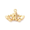 Brass Crystal Rhinestone Pendants KK-E793-04G-1