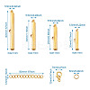 Iron Slide On End Clasp Tubes FIND-PJ0001-01-9