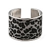 Alloy PU Open Cuff Bangles Bangles BJEW-U014-01P-01-2
